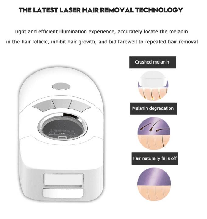 A remoção portátil do cabelo do laser de 3 In1 IPL faz à máquina a cor do branco de Depilador do biquini de Epilator