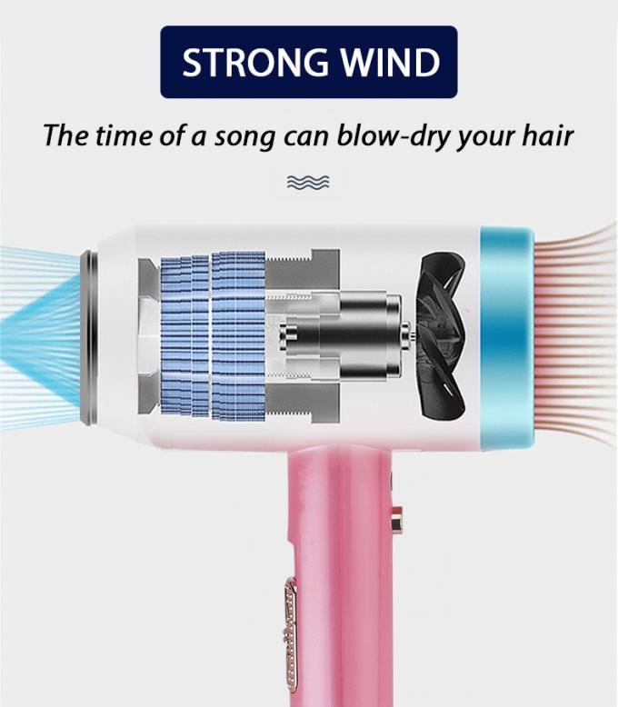 Secador bonde de 4 ventiladores do cabelo do forte vento da máquina da beleza da casa do cabeleireiro das cores
