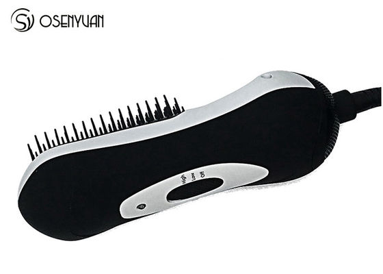 China Denominando Straightener home do cabelo das ferramentas o mini, pente infravermelho da escova da pá do ar quente fornecedor
