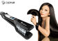 China Straightener home portátil do cabelo, escova lisa cerâmica Titanium do vapor do cabelo do ferro do íon bonde exportador