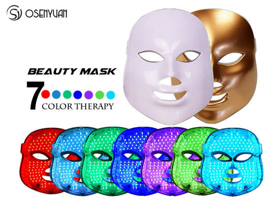 China O fotão da cor da máscara protetora 7 da terapia da luz do diodo emissor de luz da acne da luta conduziu o rejuvenescimento da pele fábrica